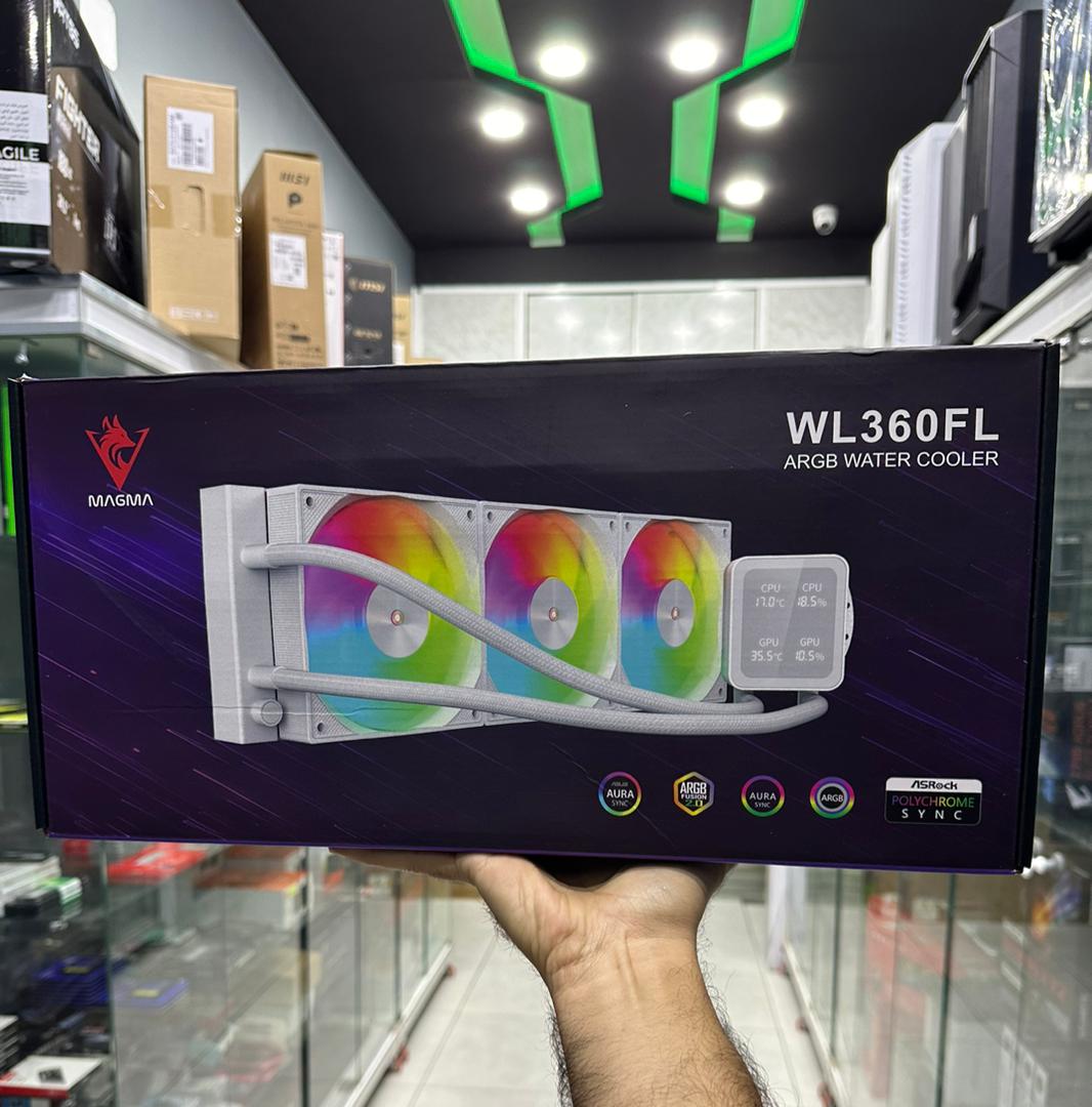 WATERCOOLING MAGMA WL360FL ARGB LCD WHITE